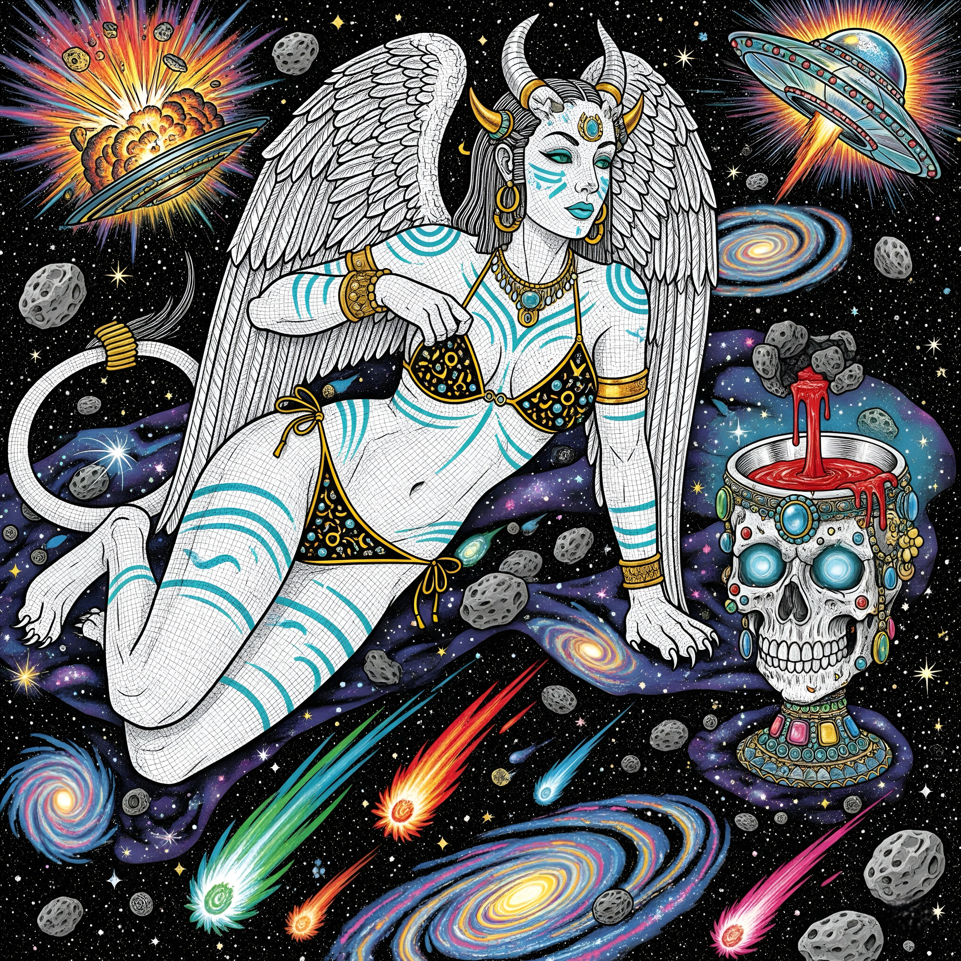 Fall/Winter 2025 Anomalous Streetwear Anomalous Entities: Semeramis Sphinx Queen of the Stargate Series