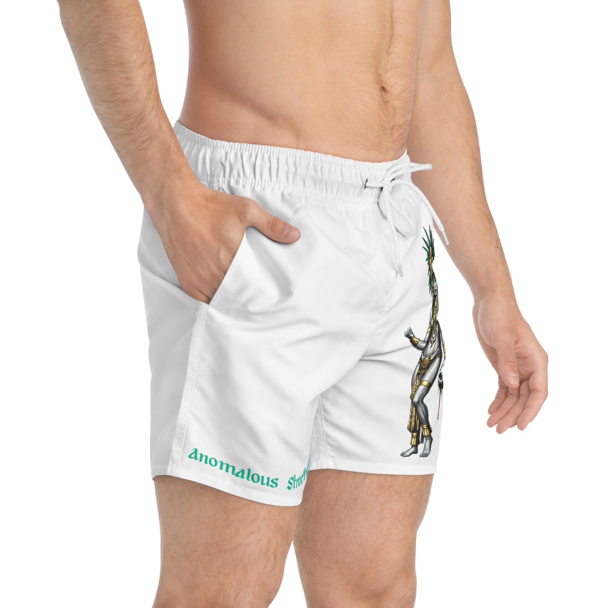 Anomalous Entities: Queen of Mictlan Swim Shorts V1