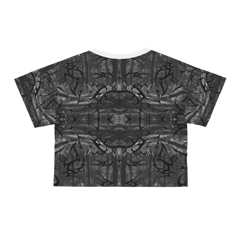 Fall/Winter 2025 Anomalous Streetwear: Anomalous Forest Camo Crop Top V1