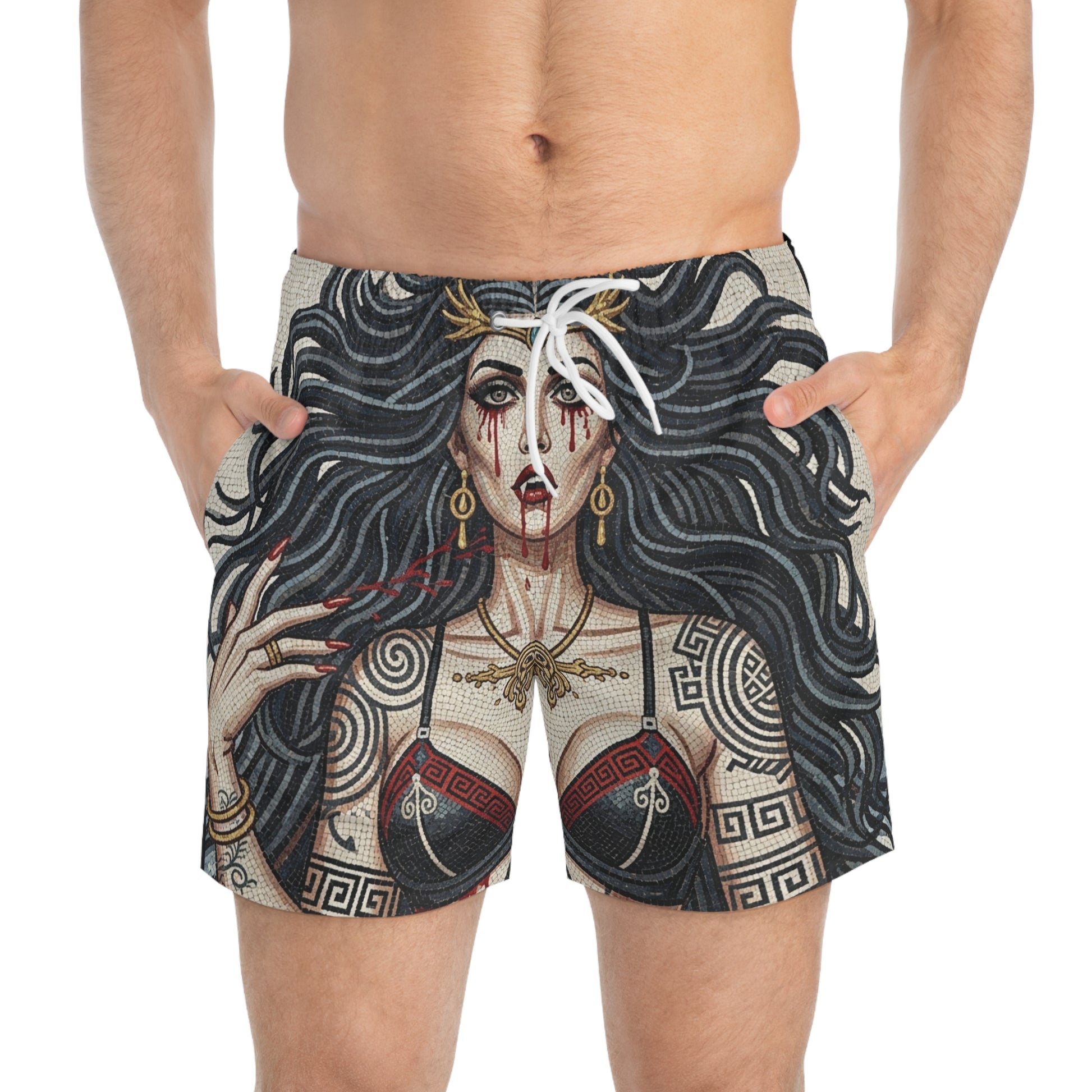 Aethel’s UFO Abduction Series Swim Shorts V2