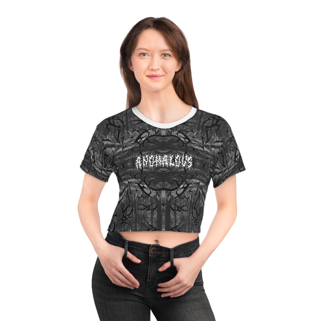 Fall/Winter 2025 Anomalous Streetwear: Anomalous Forest Camo Crop Top V1