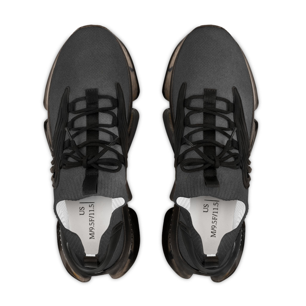 Anomalous Streetwear Black Mesh Sneakers — Lightweight Breathable Athletic Shoes