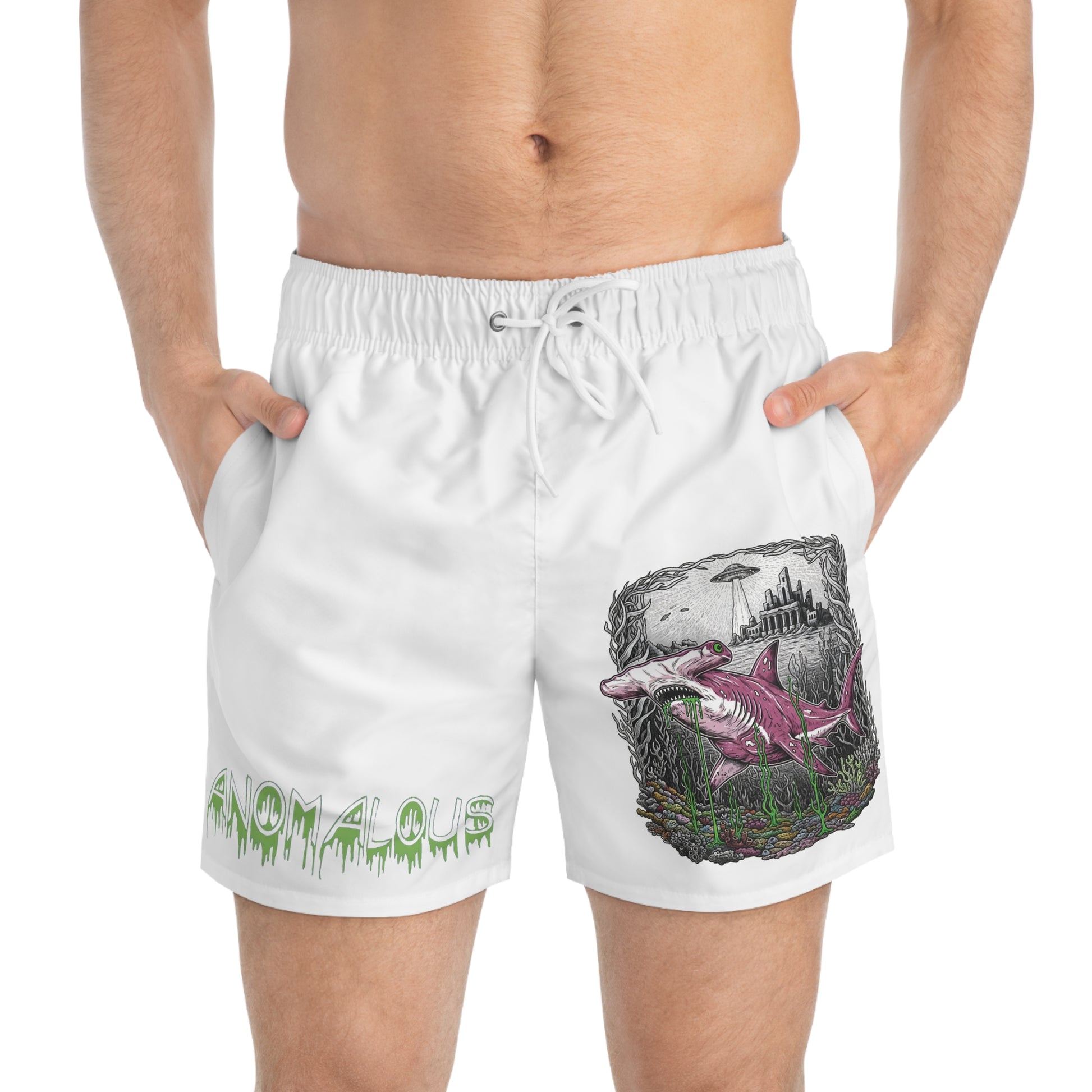 Anomalous Streetwear Oceanic Enigma’s Swim Shorts v1