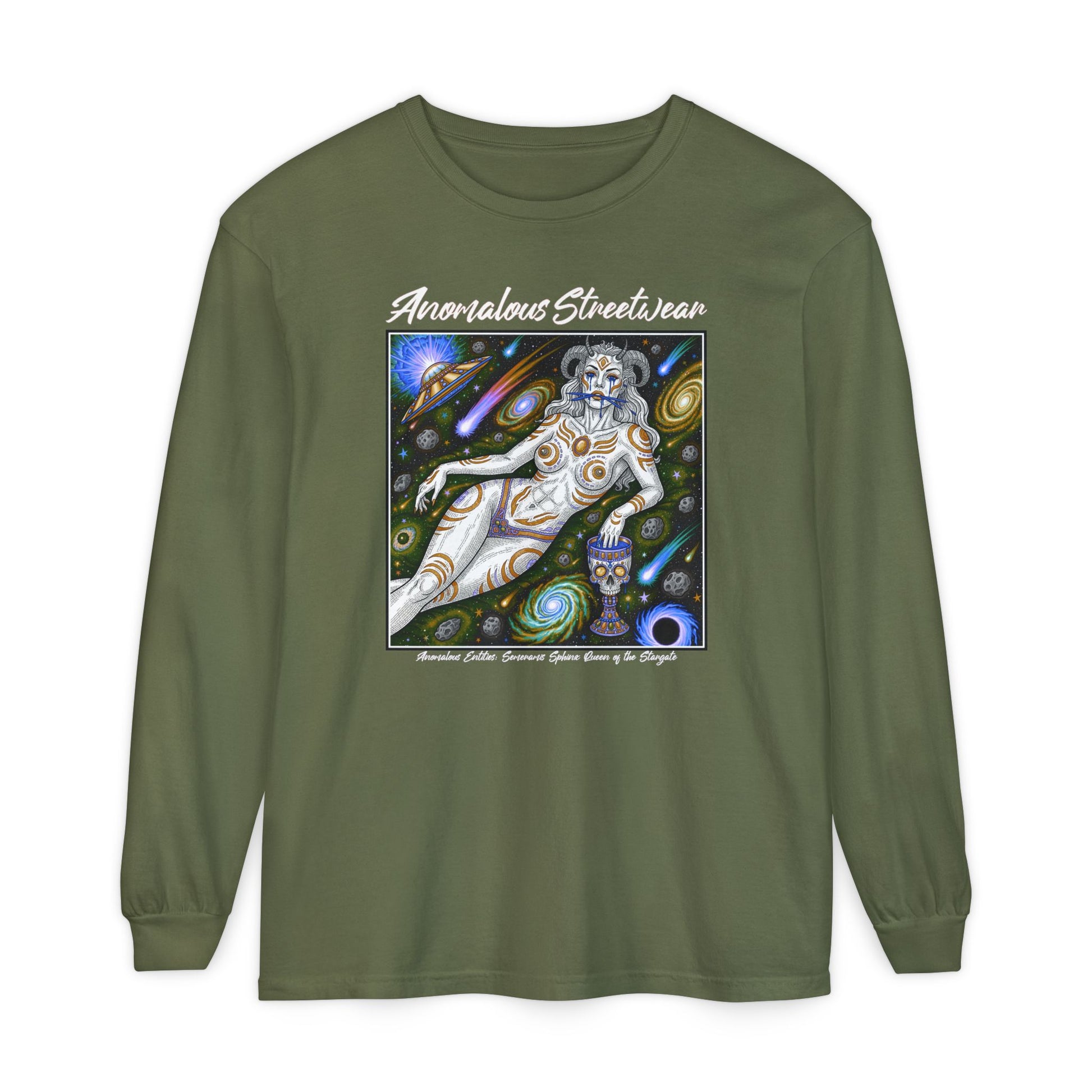 Fall/Winter 2025 Anomalous Streetwear Anomalous Entities: Semeramis Sphinx Queen of the Stargate V10