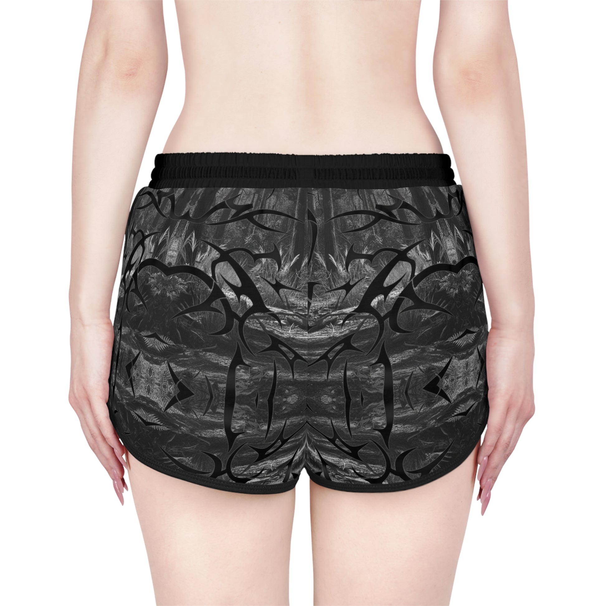 Fall/Winter 2025 Anomalous Streetwear: Anomalous Forest Camo Comfy Shorts V1