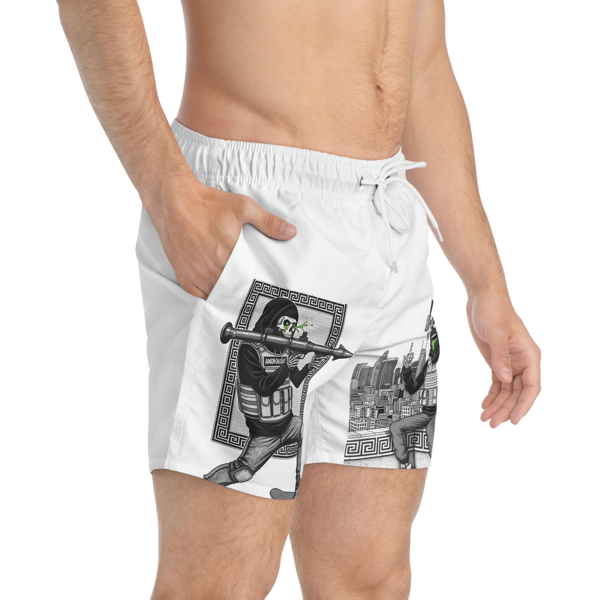 Skeeter The Skater Skeleton Series Swim Shorts V2