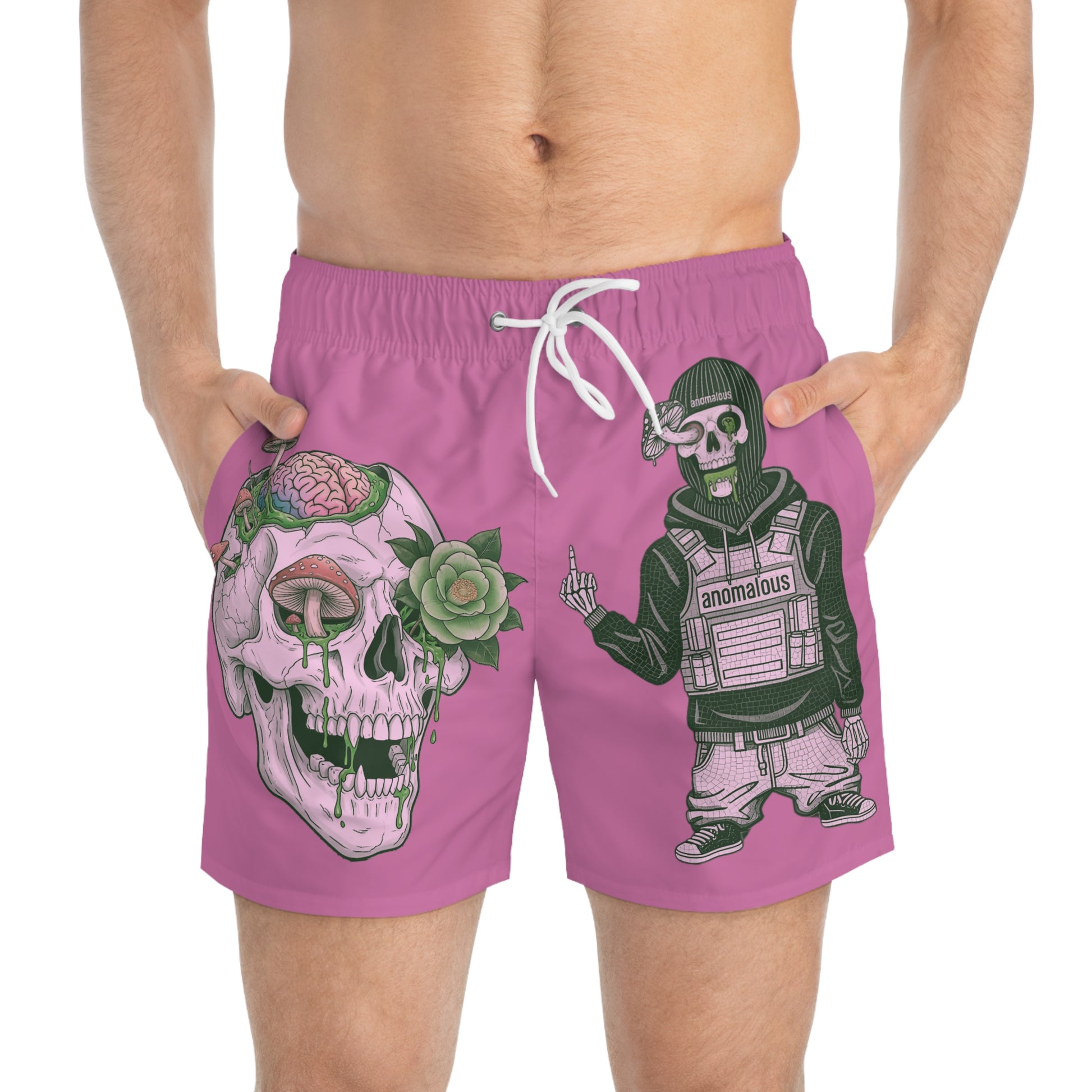 Skeeter The Skater Skeleton Series Swim Shorts V1