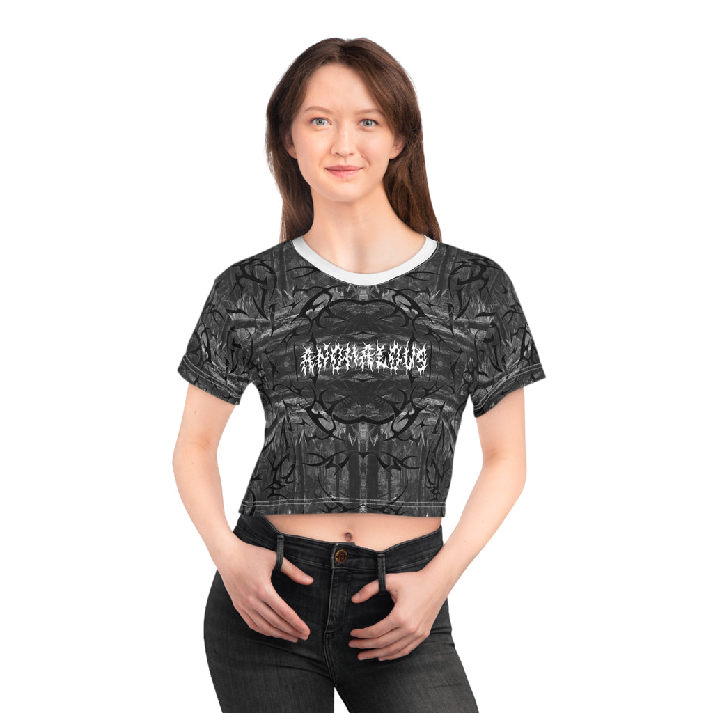 Fall/Winter 2025 Anomalous Streetwear: Anomalous Forest Camo Crop Top V1