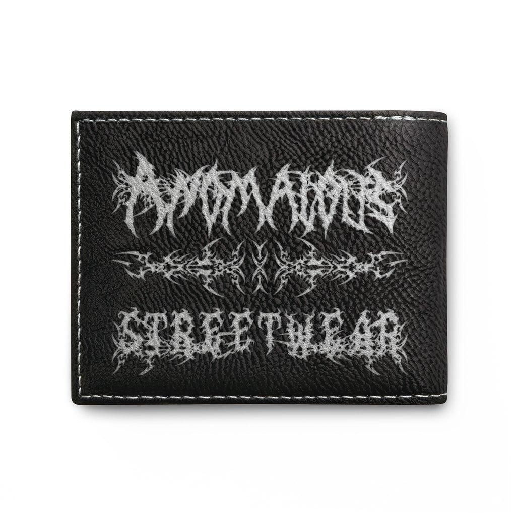 Anomalous Entities - Black Leather Bi-Fold Wallet