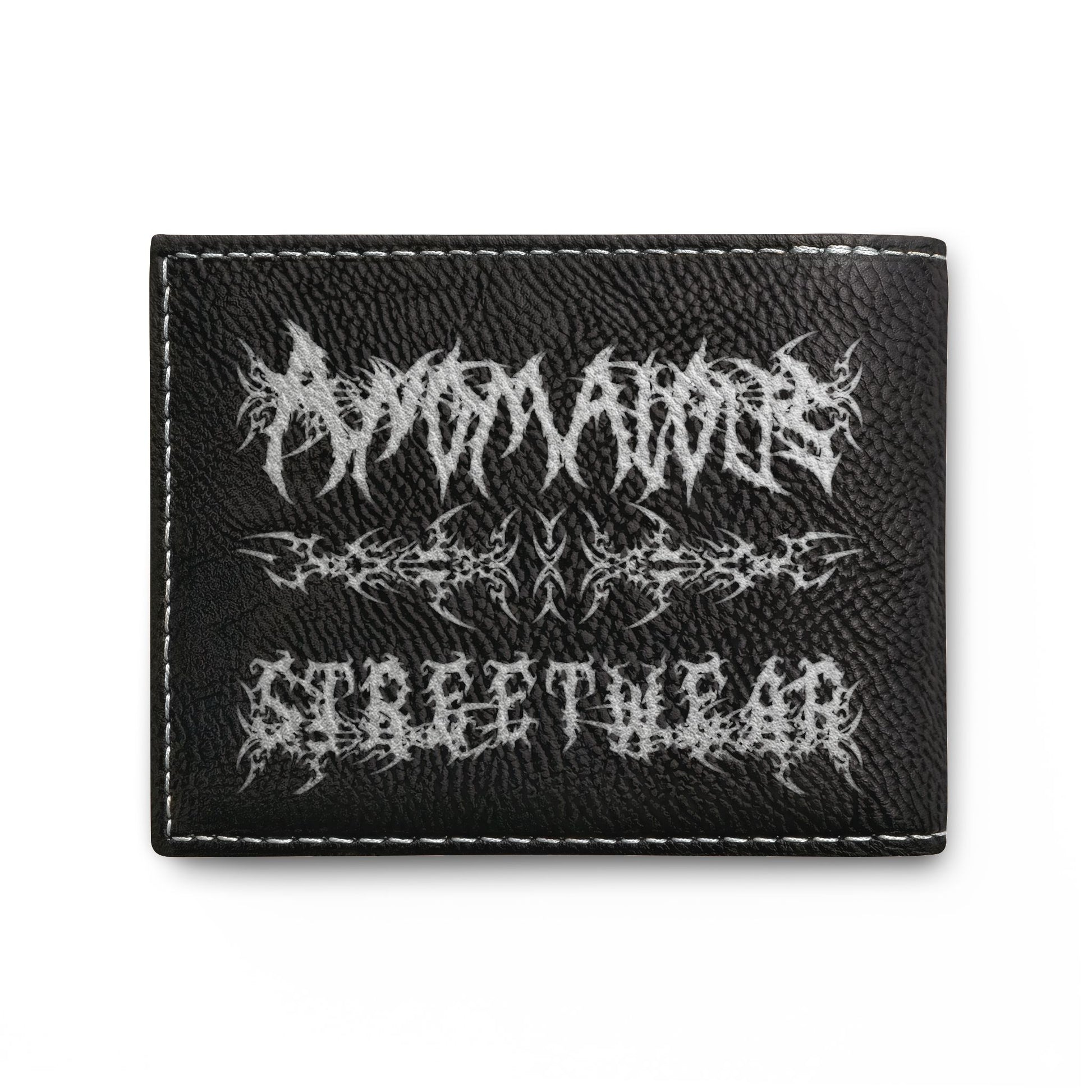 Anomalous Entities - Black Leather Bi-Fold Wallet