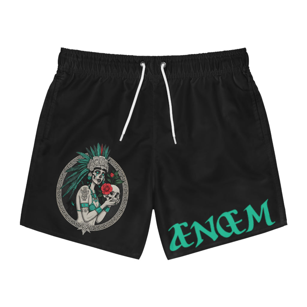 Anomalous Entities: Queen Of Mictlan Swim Shorts V2