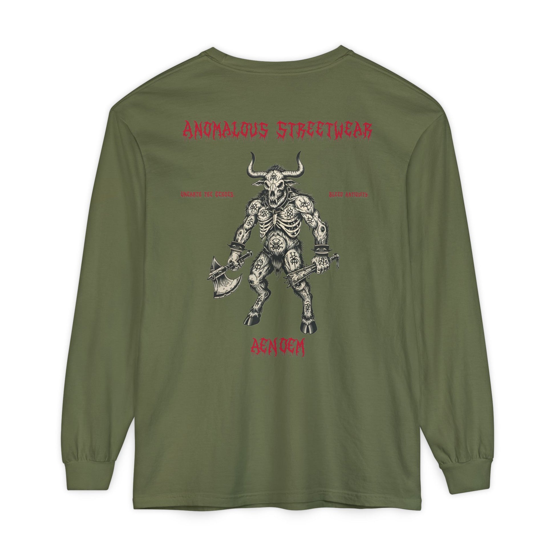 Fall/Winter 2025 Anomalous Streetwear Anomalous Entities: Minotaur of Malta V7
