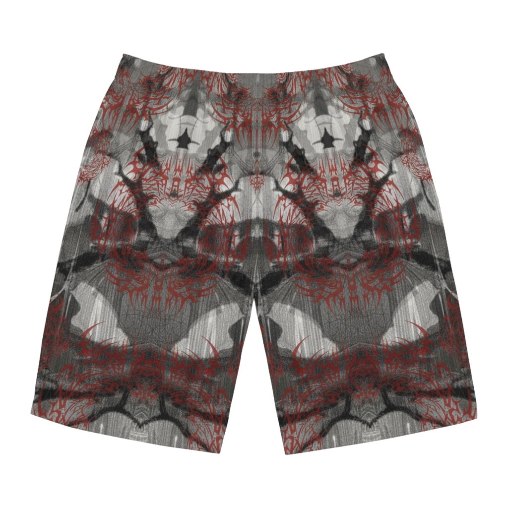 Spring 2026 Anomalous Streetwear: THE MERGER-ACID WASH CAMO SHORTSV1