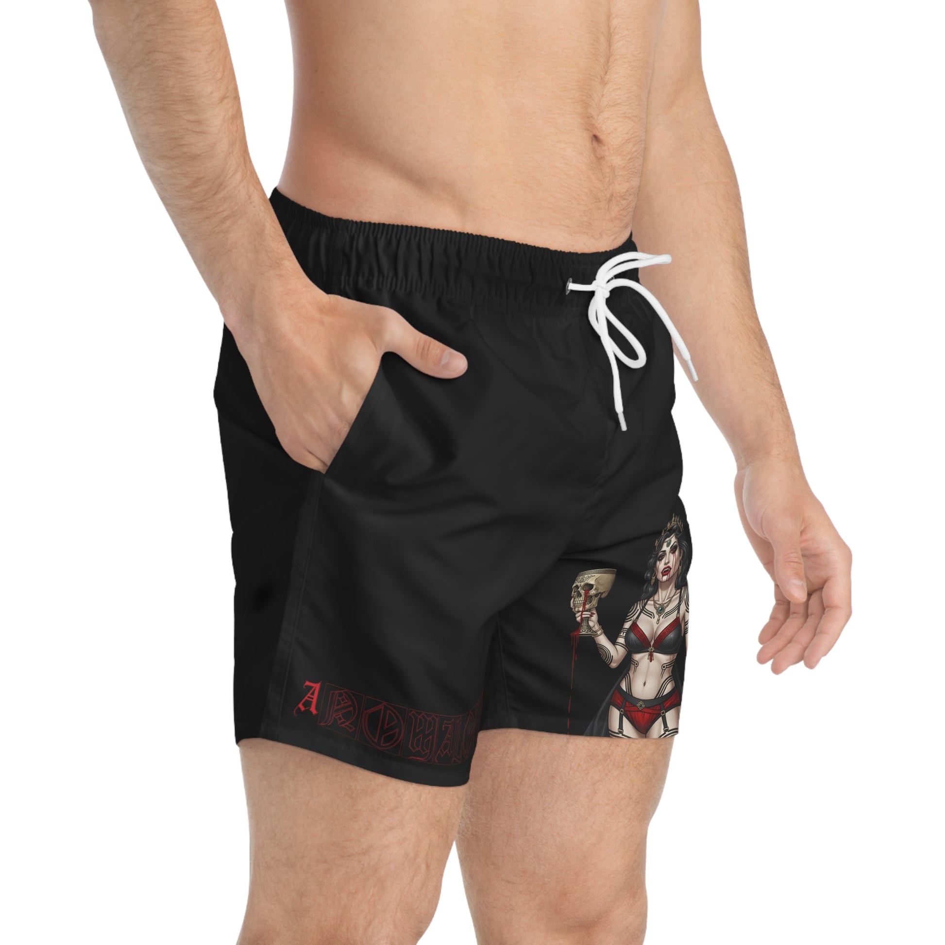 Aethel’s UFO Abduction Series Swim Shorts V1