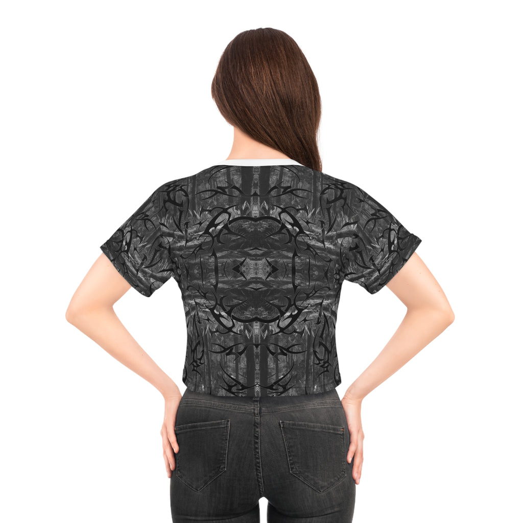 Fall/Winter 2025 Anomalous Streetwear: Anomalous Forest Camo Crop Top V1