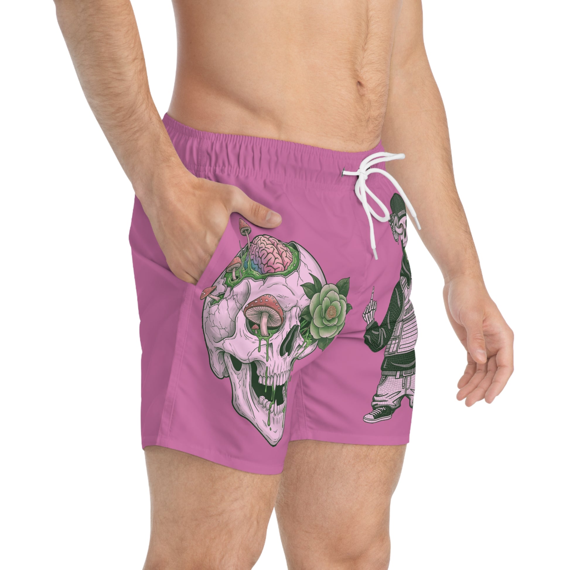 Skeeter The Skater Skeleton Series Swim Shorts V1