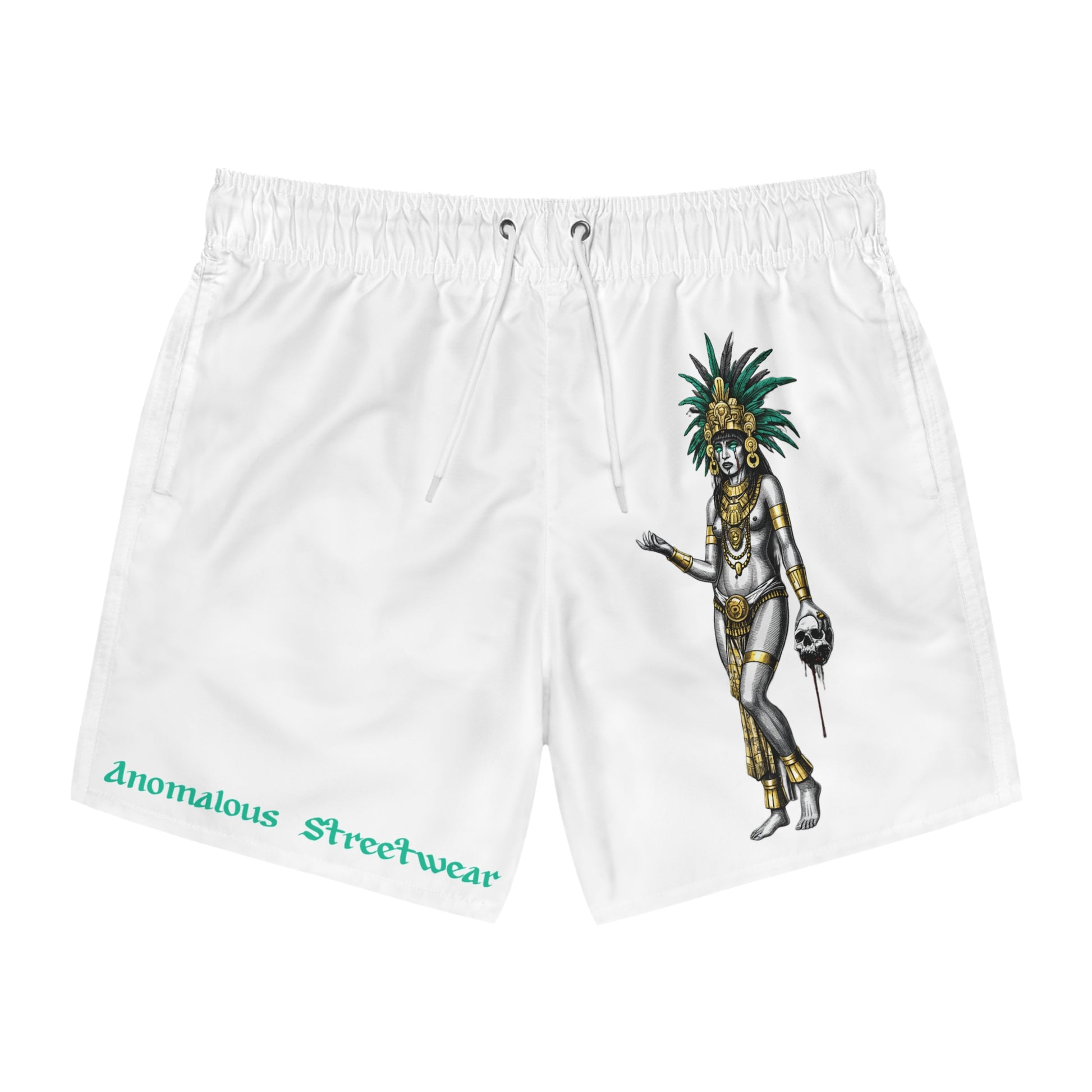 Anomalous Entities: Queen of Mictlan Swim Shorts V1