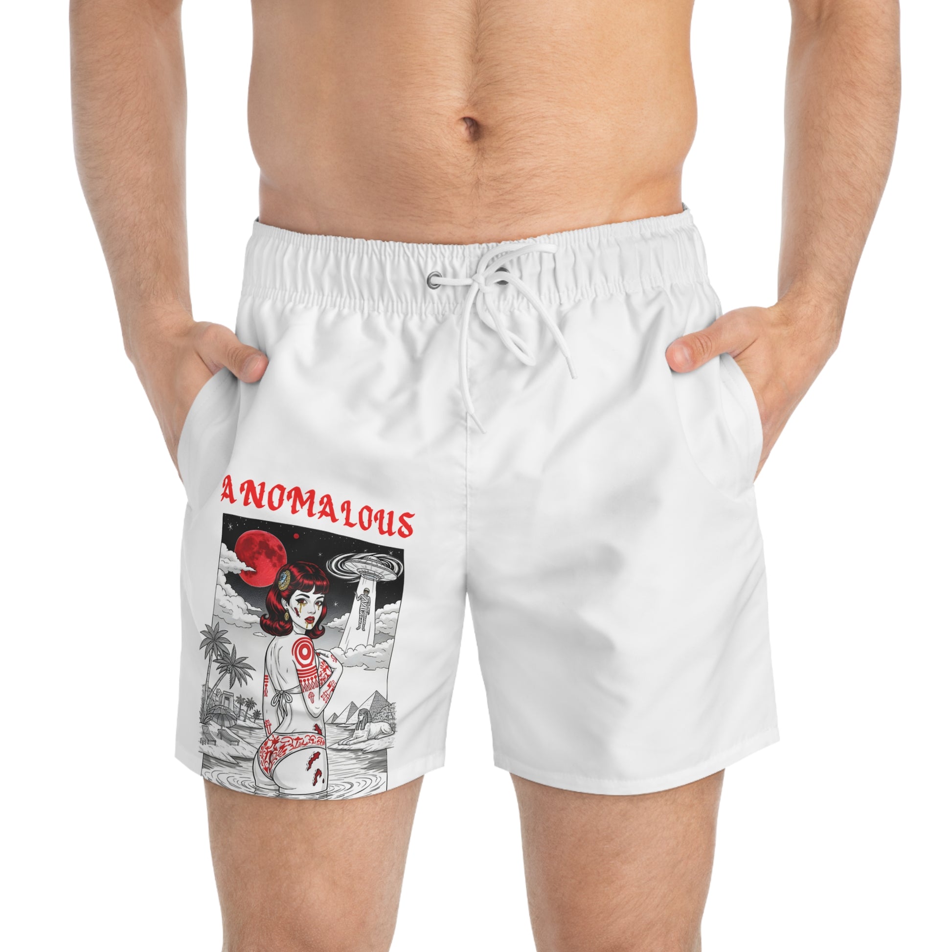 Nefertiti Nile Confrontation Series Swim Shorts V1