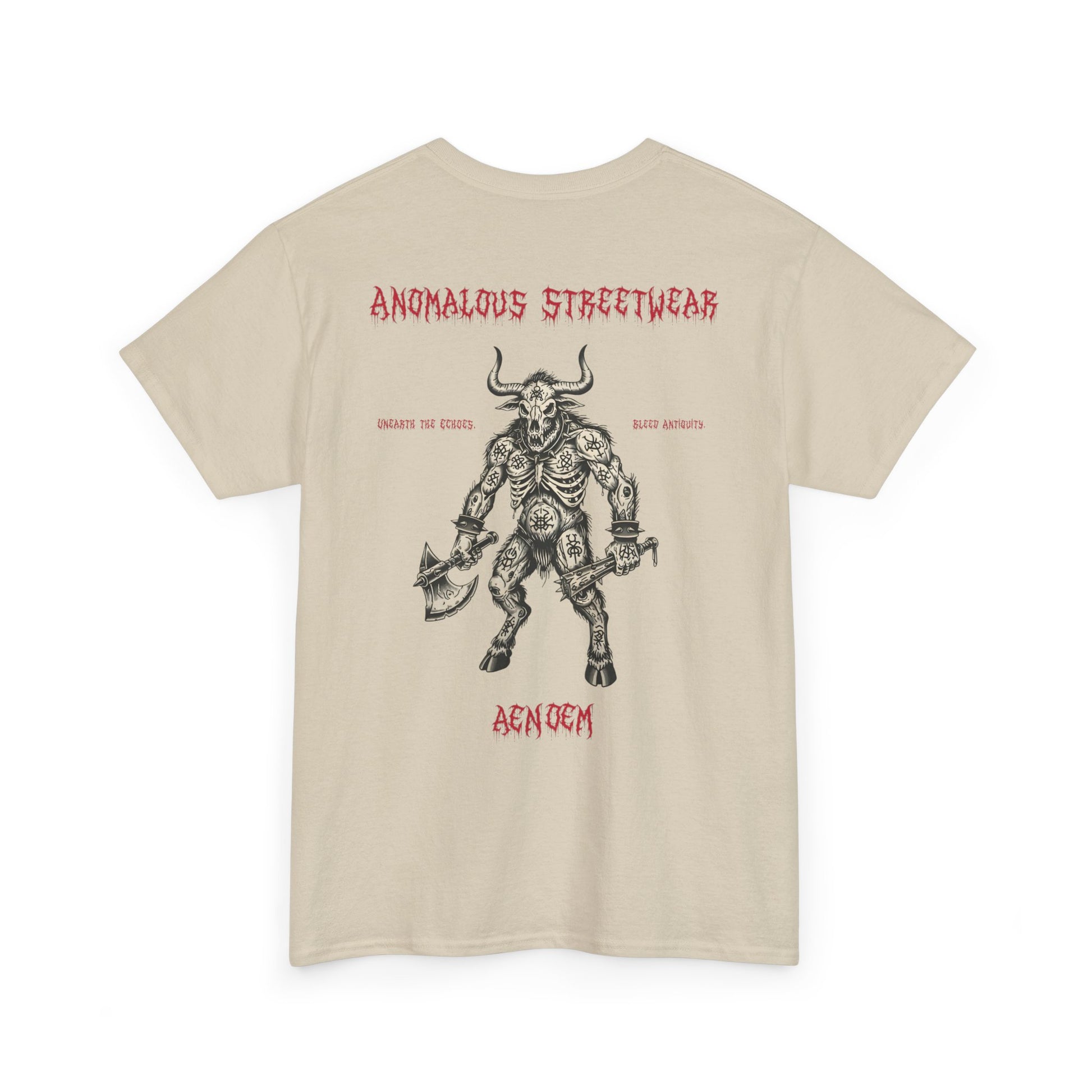 Fall/Winter 2025 Anomalous Streetwear Anomalous Entities: Minotaur of Malta! V1